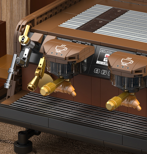 Roman Holiday Coffee Machine Building Blocks