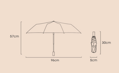 21" 8 Bone Automatic Colorful Umbrella