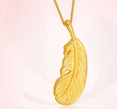 Gold Wing Necklace