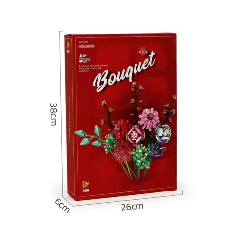 Panlos Flower Bouquet Building Block