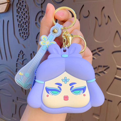 Court Lady Mini Pouch Keychain