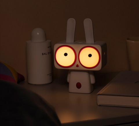 Thinking Square Rabbit Nightlight