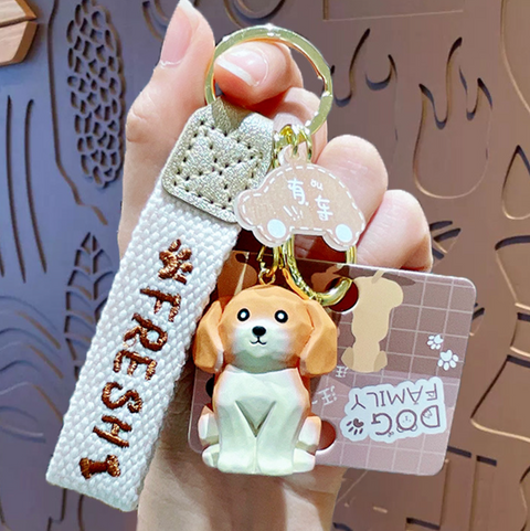Dog Family Keychain