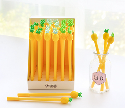 Pineapple Gel Ink Pen Black 0.5mm
