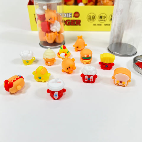 Foodie 3D Eraser Set