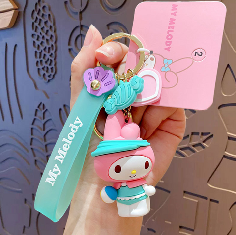 Beach Sanrio Keychain