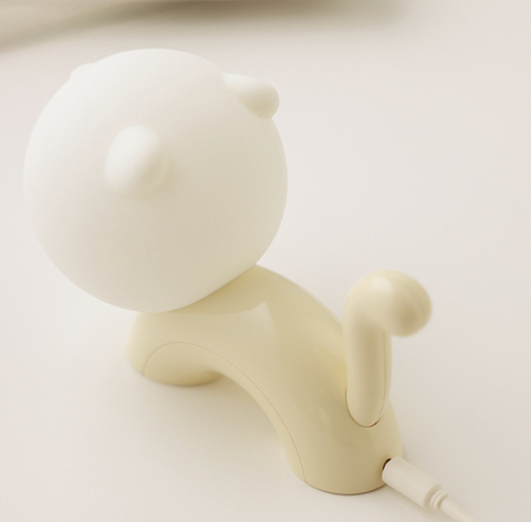 Arching Round Kitten Nightlight