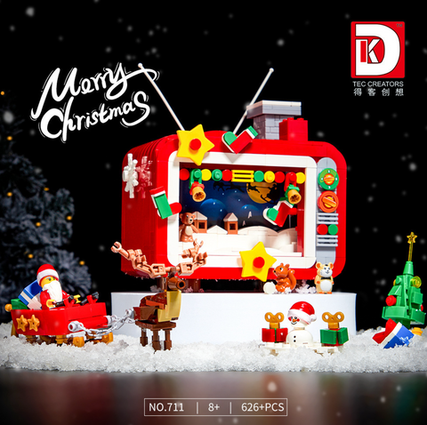 Christmas Magical TV Building Block