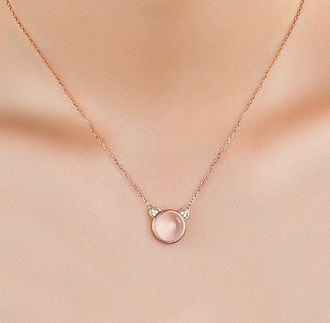 Panda Pink Necklace