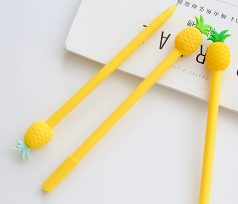 Pineapple Gel Ink Pen Black 0.5mm