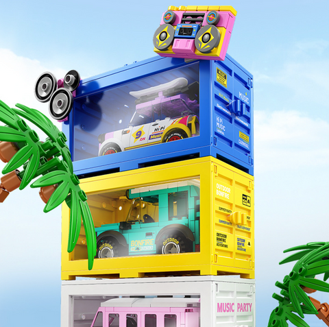 Famous Car Building Blocks