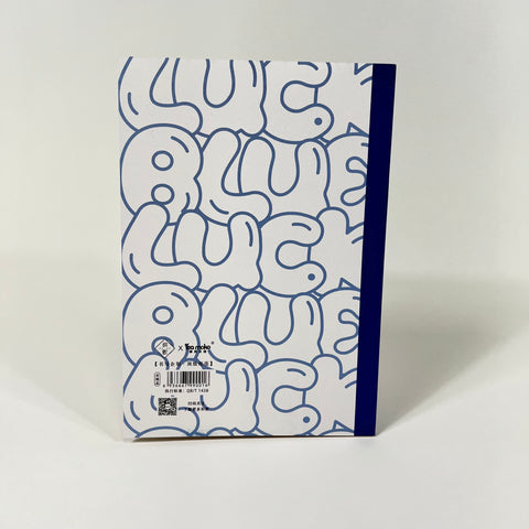 Lucky Blue Rabbit Blank Notebook