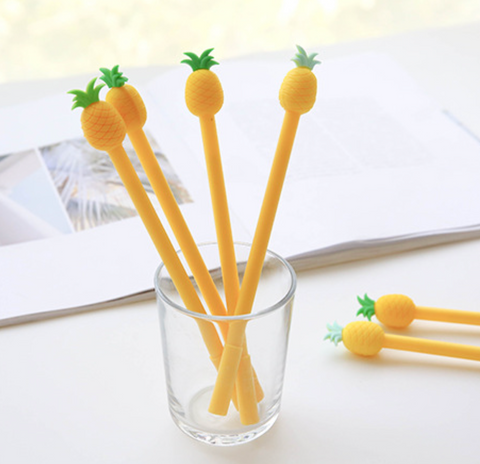 Pineapple Gel Ink Pen Black 0.5mm