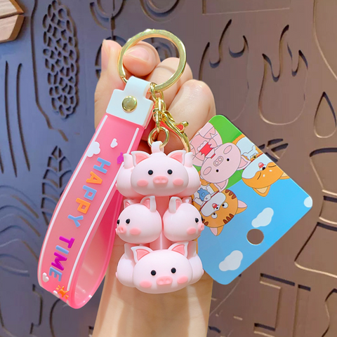 Cute Heads Keychain