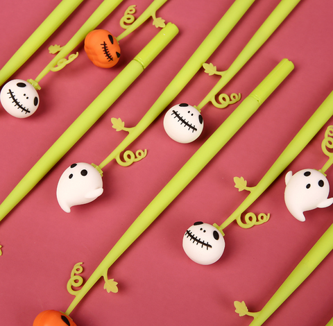 Jack O Lantern Gel Ink Pen Black 0.5mm