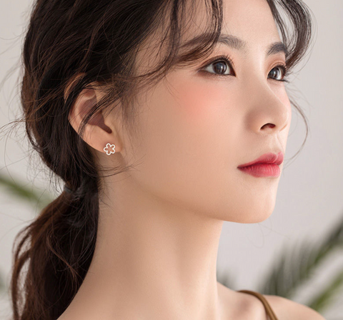 Studded Flower Earring