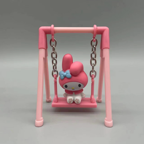 Sanrio on Swings Statues