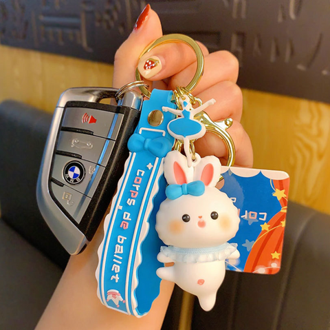 Ballet Animals Keychain