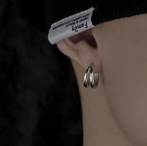 Double Arc Earring