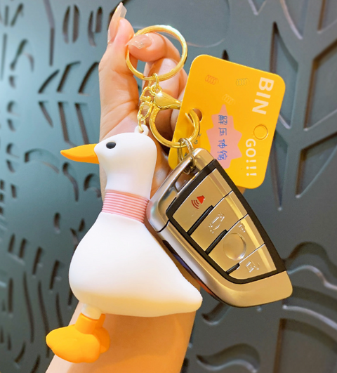 Long Neck Goose Keychain