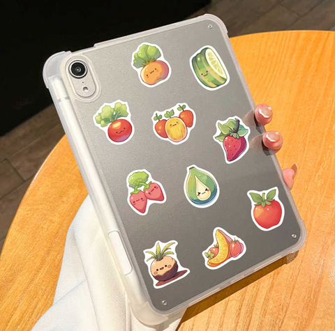 Cute Fruit and Vegetables Stickers 60pc