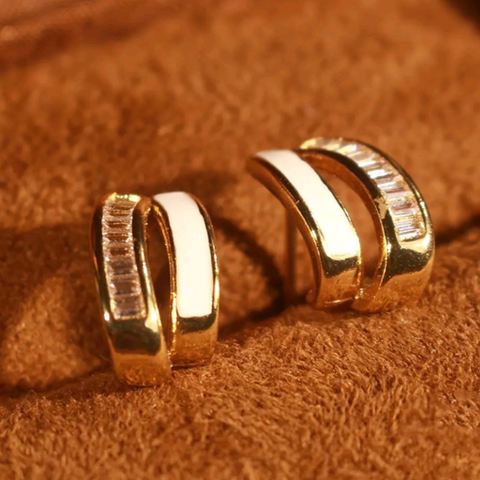 Double Layer Moonlight Earring
