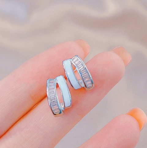 Double Layer Moonlight Earring