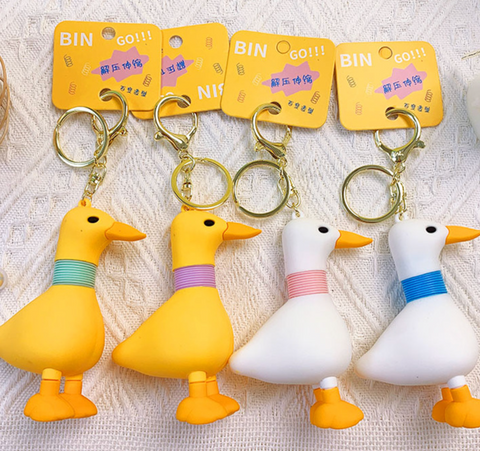 Long Neck Goose Keychain