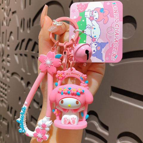 Sanrio Sakura Swing Keychain
