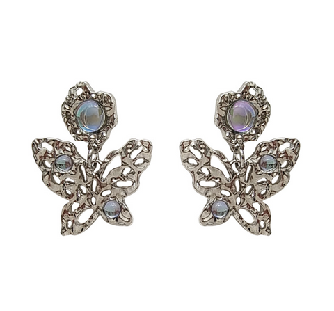 Butterfly Stone Earring