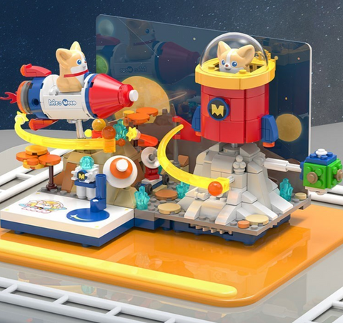 Flying Dog Space Building Block