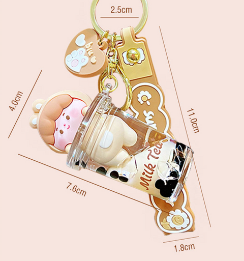 Milk Tea Keychain