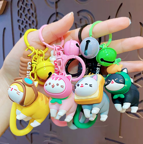Cat Story Keychain