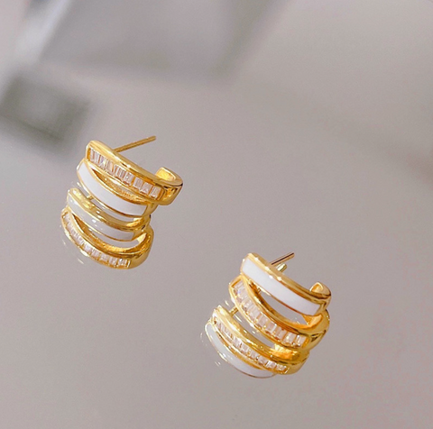 Double Layer Moonlight Earring