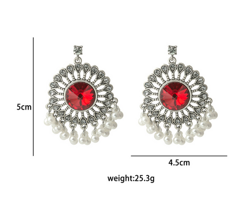 Traditional Native Chinese Dangle Earring