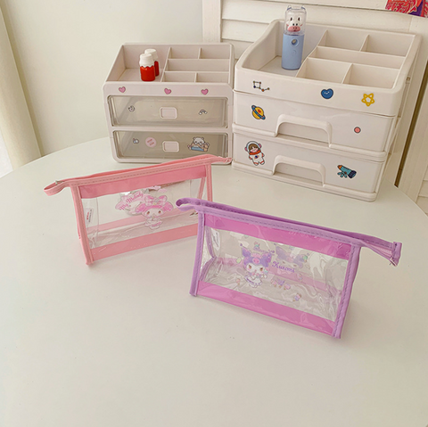 Hello Kitty Transparent Pencil Bag