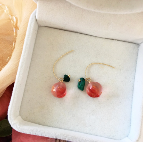 Peach Earring