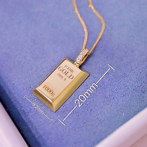 Gold Bar Necklace