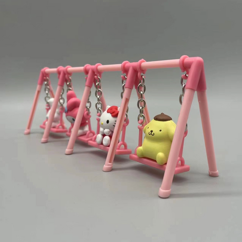 Sanrio on Swings Statues
