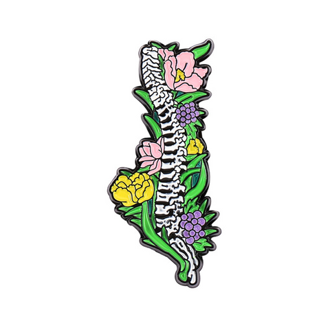Female Flowers Pin