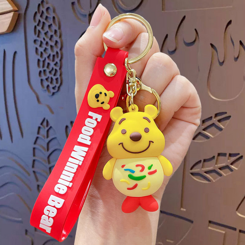 Winnie the Pooh Eats Keychain