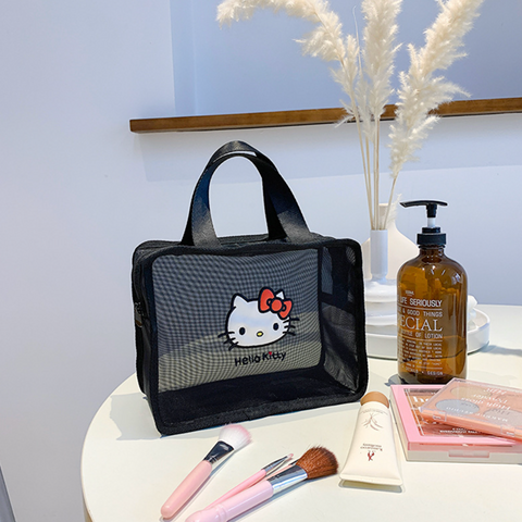 Sanrio Black Mesh Top Carry Case