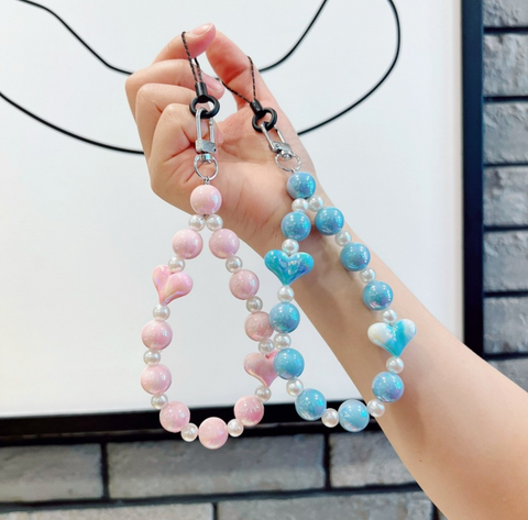 Double Heart Cellphone Bracelet