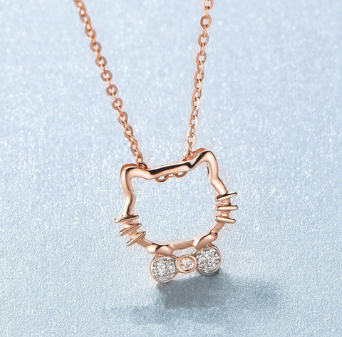 Hello Kitty Gold Necklace