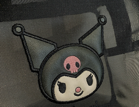 Sanrio Black Mesh Top Carry Case