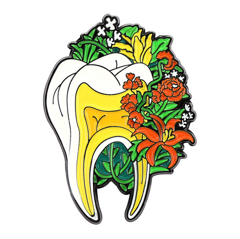 Female Flowers Pin