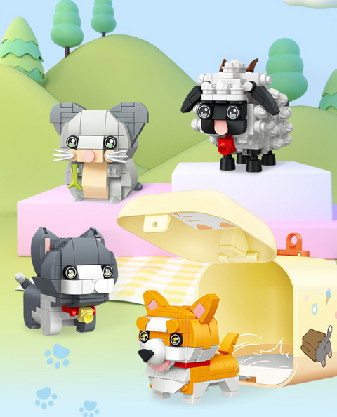 Pet in a Box Building Block Toy