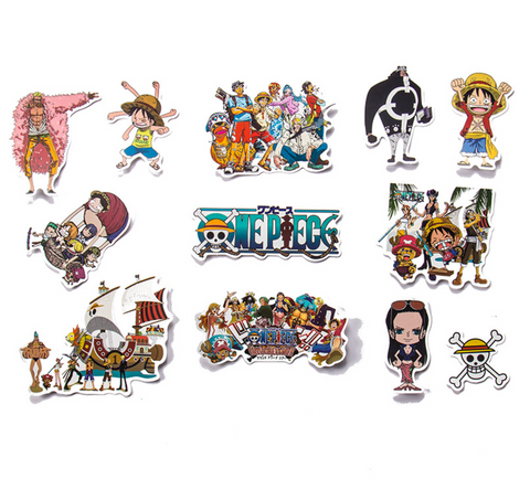 One Piece Waterproof Stickers 50pc