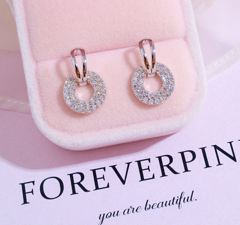 Micro Stud Crystal Earring