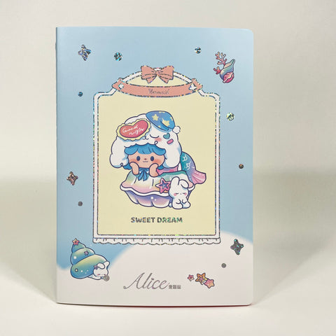Alice in Wonderland Lined B5 Notebook